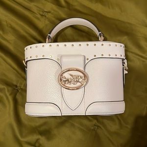 Coach georgie gem crossbody with rivets